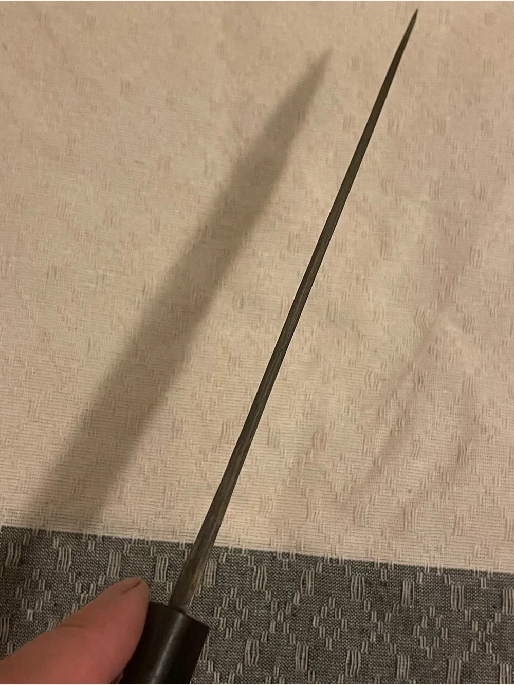 Japanese Sujihiki Yanagiba 180mm 柳筋引 Hon Tanegashima 本種子島 Kurouchi 黑打